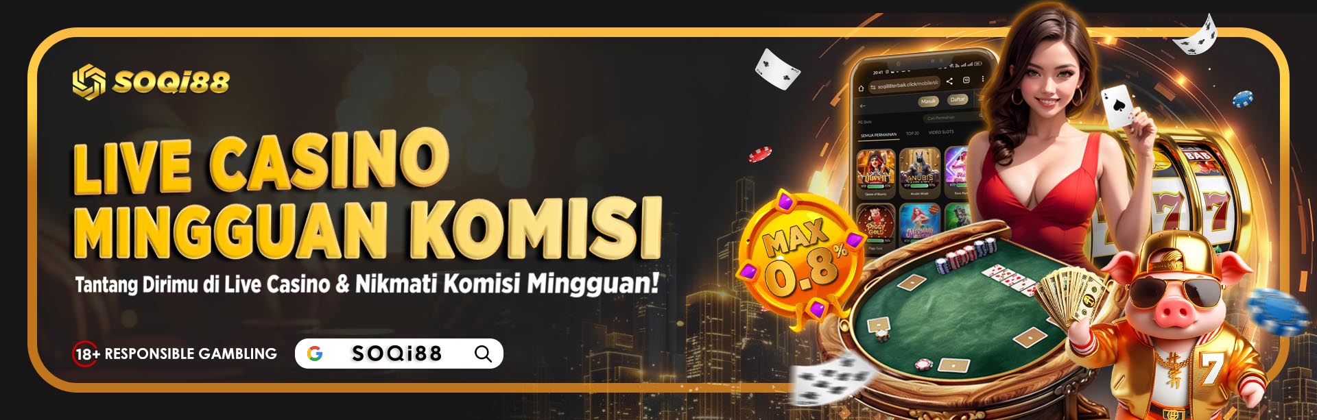 Pengalaman Hiburan Langsung SOQI88